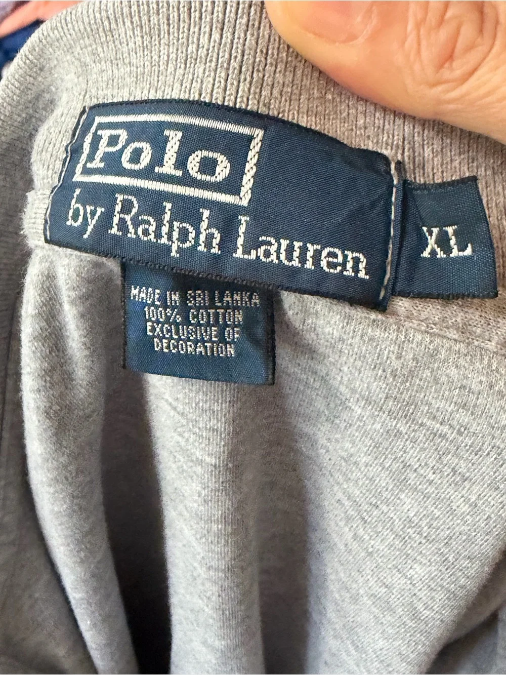 XL Ralph Lauren Heather Gray Polo with Embroidered Pony